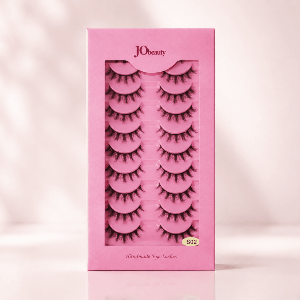 Natural Wispy Lashes - 10 Pairs